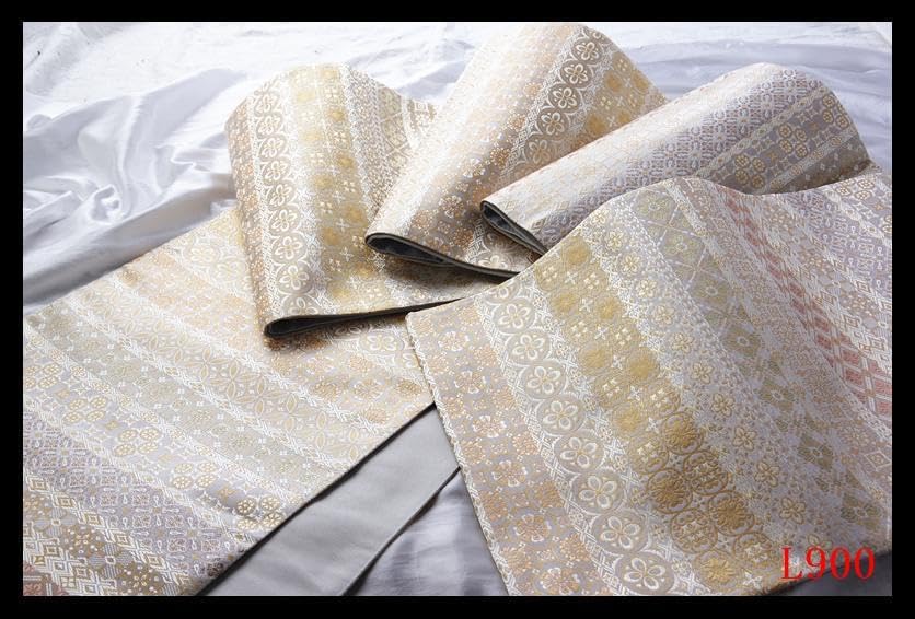 L900厳選西陣伝統工芸士 箔屋清兵衛経糸三千六百本 欧亜吉祥文六通高級